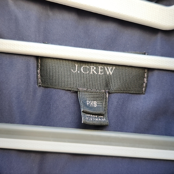 J.Crew Petite Mountain Down Navy Puffer Vest - Picture 4 of 11